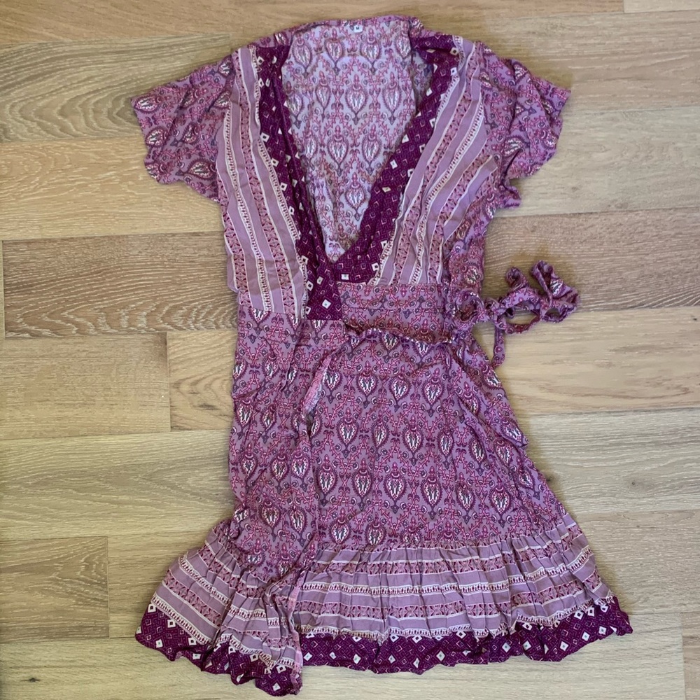 Medium Paisley Wrap Dress